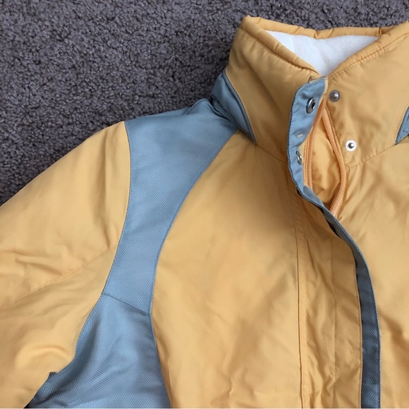 Old Navy Winter Outerwear Snow Jacket Yellow Gray XS - Picture 14 of 14